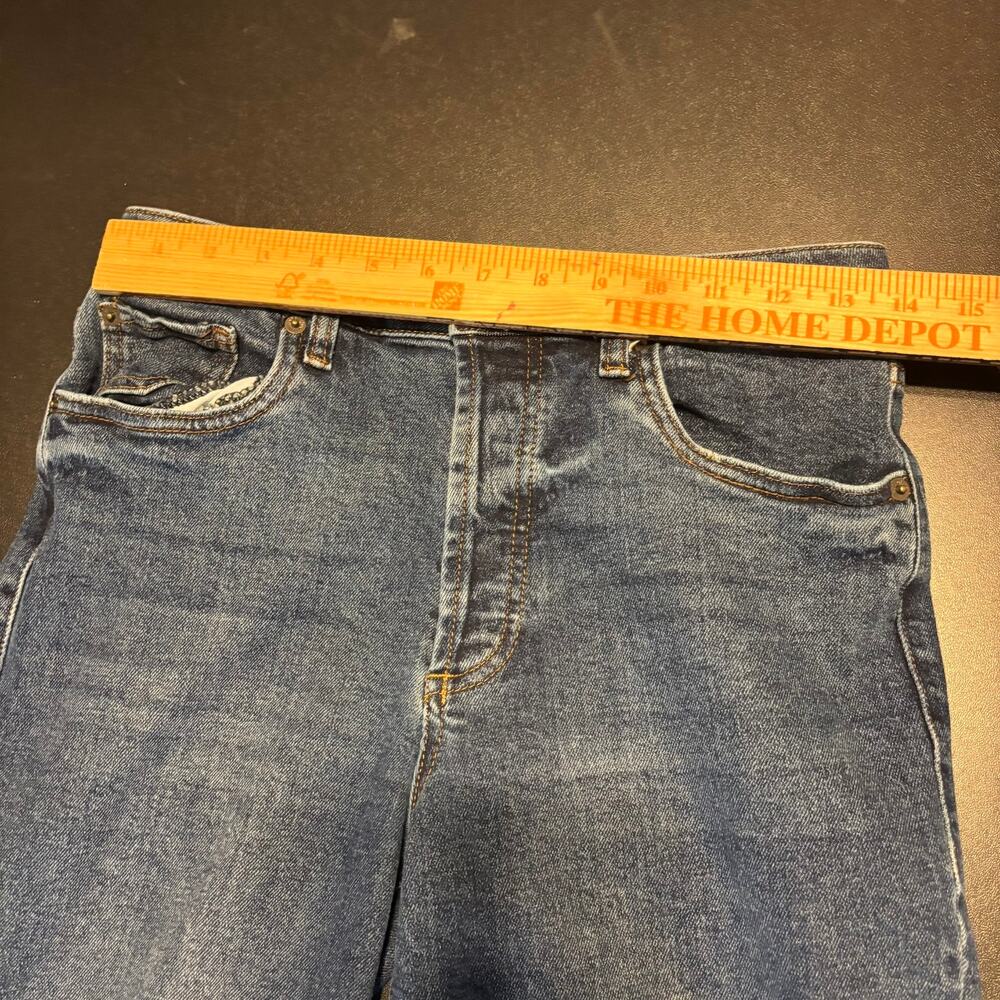 STS Blue Cameron Ultra High Waist Button Fly Straight Leg Jeans Distressed Sz 27 - Picture 8 of 10